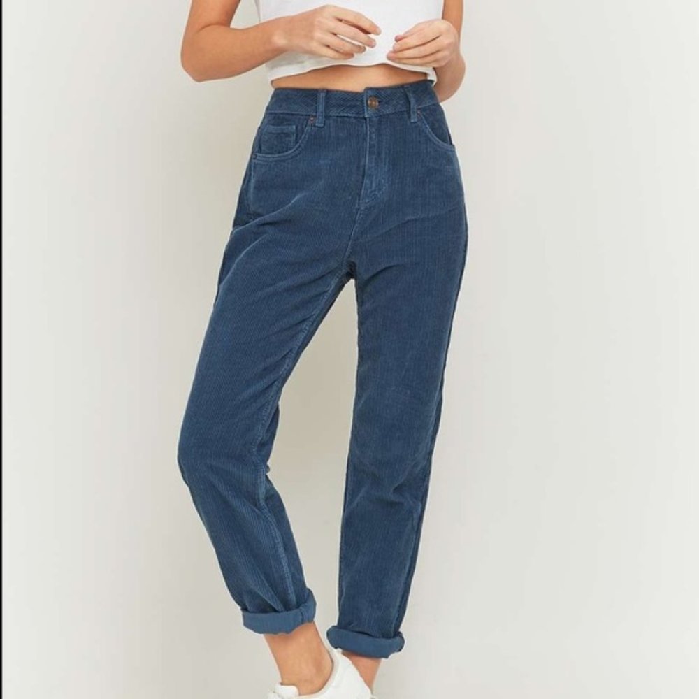 Urban outfitters Blue Corduroy Mom Jeans